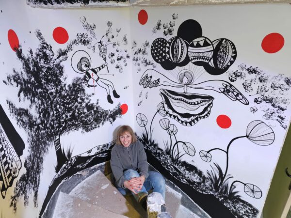 Dans la lune. Conteuse