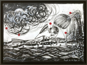 Dreaming, acrylique sur bois