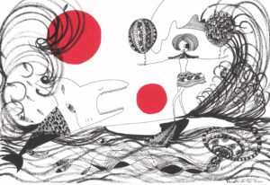 Buon appetito dessin original Fragola de la Vega