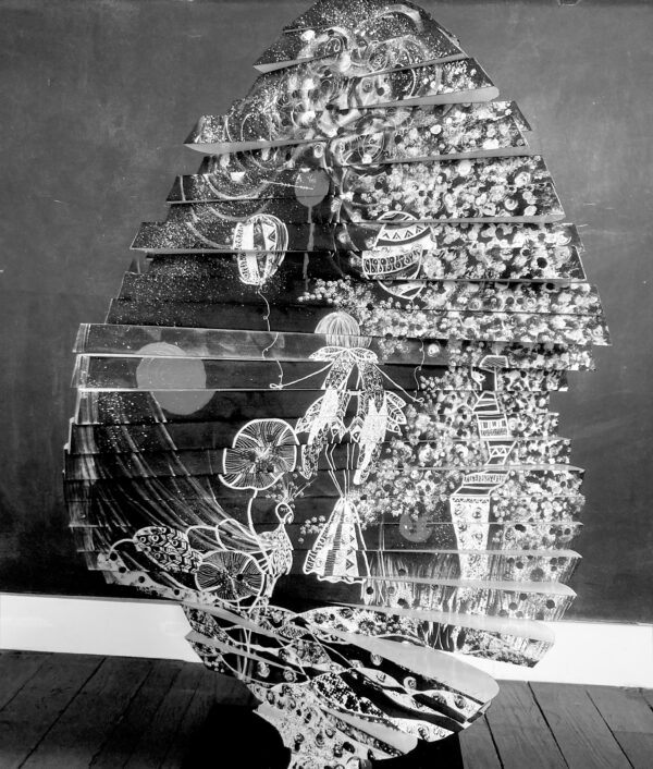 La Nuit et le Jour, sculpture Jean Paul Boyer et Fragola de la Vega