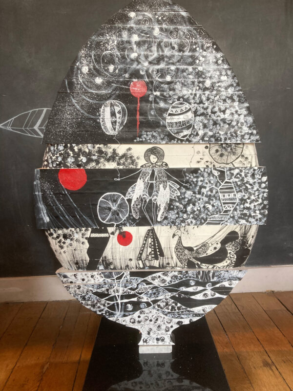 La Nuit et le Jour, sculpture Jean Paul Boyer et Fragola de la Vega