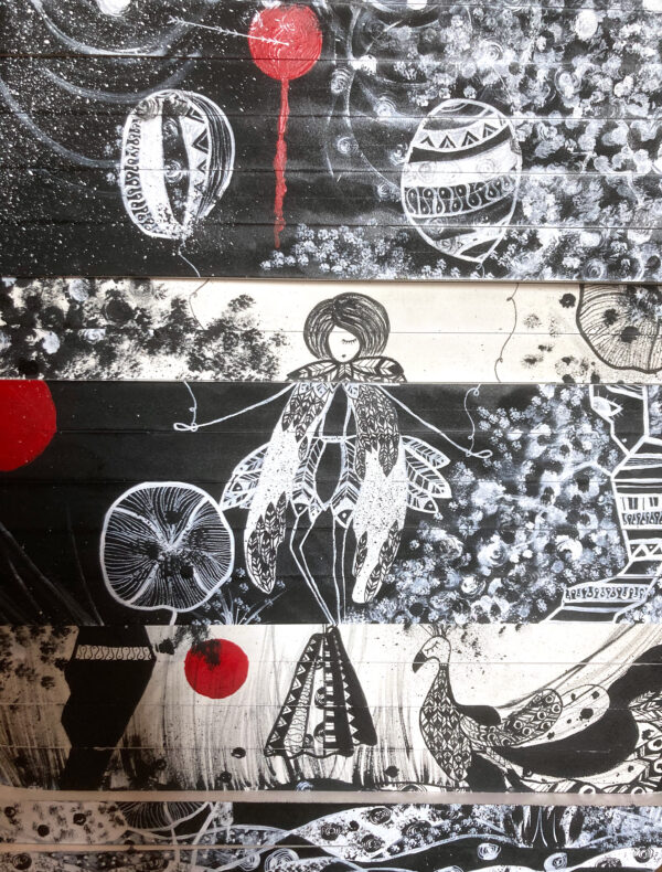 La Nuit et le Jour, sculpture Jean Paul Boyer et Fragola de la Vega