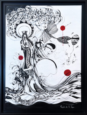 madonniva-del-lume-toile 50x70 Madonnina del lume