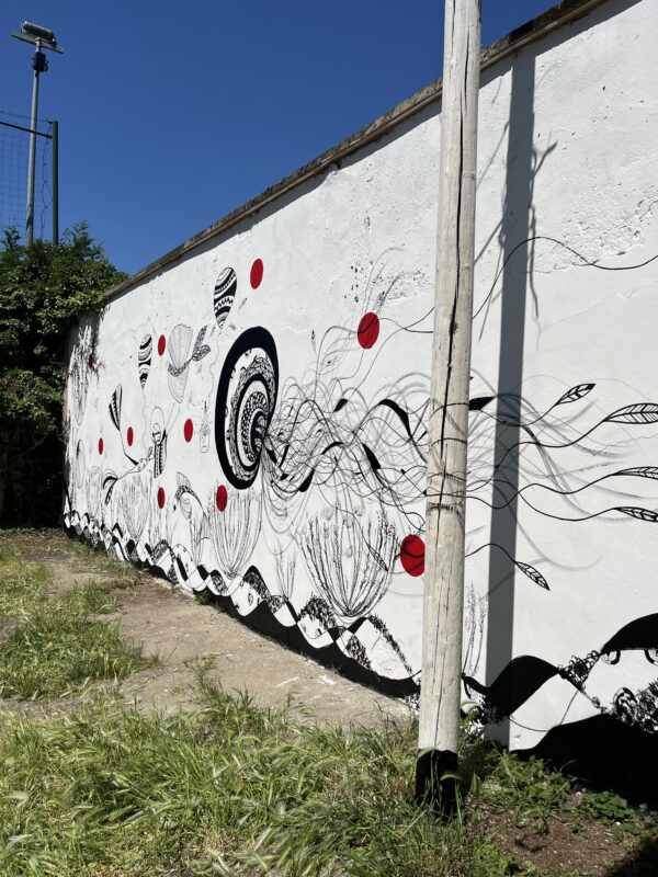 Fresque à l'APAJH de Lyon